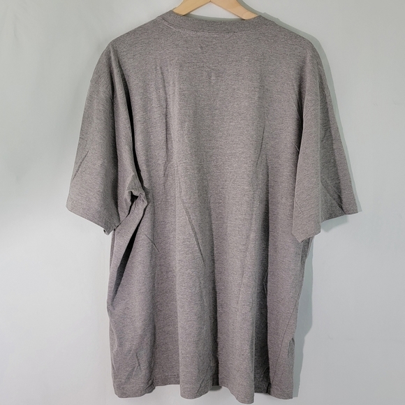 WOLVERINE Men Big Sz 2XL Gray Crewneck Short Sleeve Casual T-Shirt Cotton Blend - Picture 2 of 10